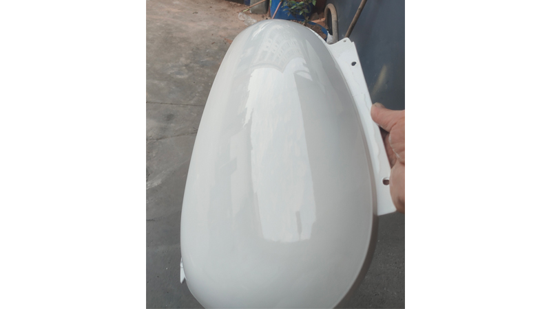 白色亮光面漆效果展示